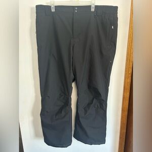 Black Winter Ski Pants